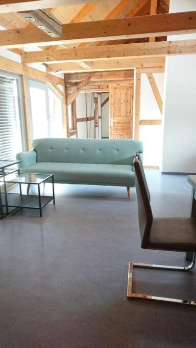 Mothsgut - Moderne Ferienwohnung Auf Dem Bauernhof Im Erzgebirge Oelsnitz  Esterno foto